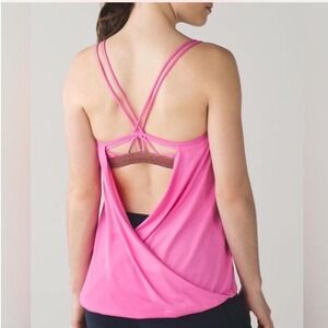 Lululemon Pink Make a Move Tank size 6